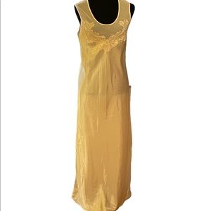 Victoria Secret Cream Long Slip Night Gown